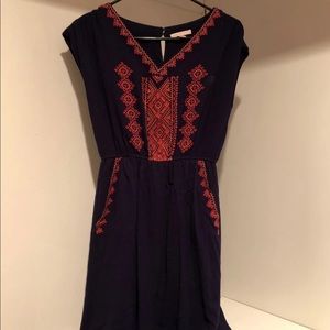 V neck Dress